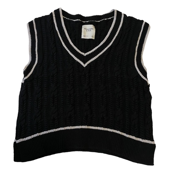 Abercrombie & Fitch Sweaters Abercrombie Fitch Black Sweater Vest